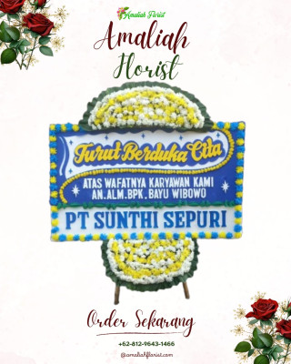 Papan Bunga Duka di Sei Dadap