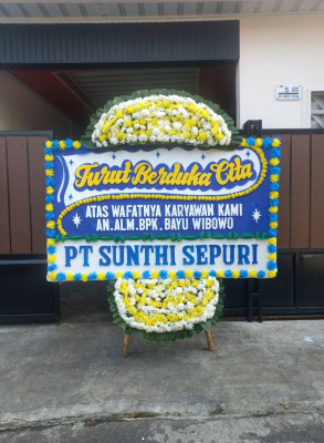 Papan Bunga Duka di Sei Dadap