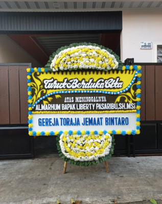 Papan Bunga Duka di Sei Dadap