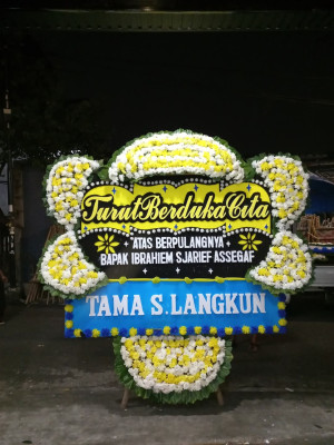 Papan Bunga Duka di Sei Dadap
